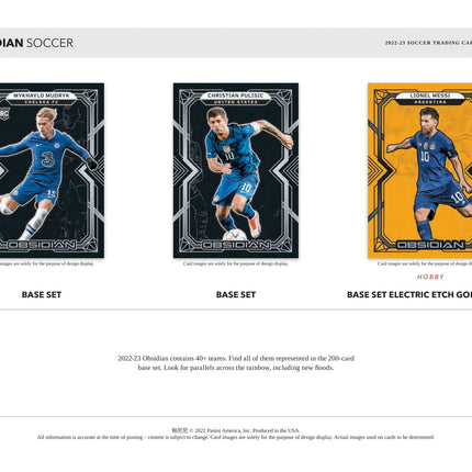 Panini - 2022/23 Obsidian Football (Soccer) - Hobby Box - The Card Vault
