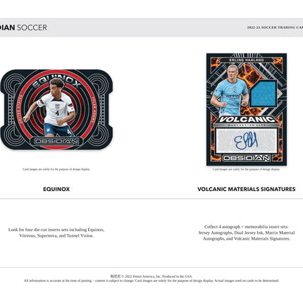 Panini - 2022/23 Obsidian Football (Soccer) - Hobby Box - The Card Vault