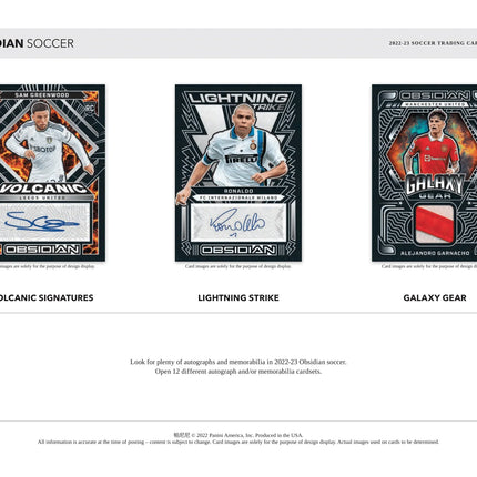 Panini - 2022/23 Obsidian Football (Soccer) - Hobby Box - The Card Vault