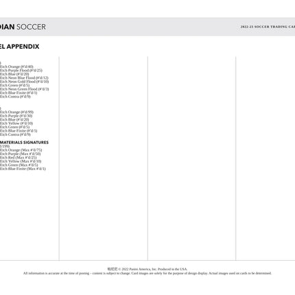 Panini - 2022/23 Obsidian Football (Soccer) - Hobby Box - The Card Vault