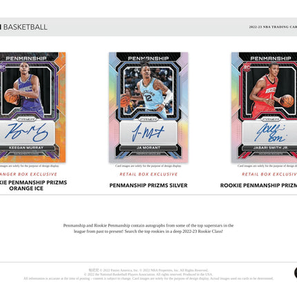 Panini - 2022/23 Prizm Basketball (NBA) - Retail Box - The Card Vault