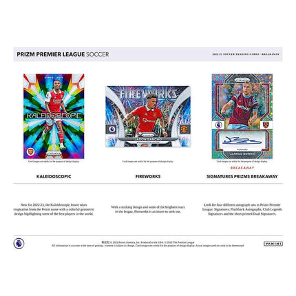Panini - 2022/23 Prizm Premier League Football (Soccer) - Breakaway Box (10 Packs) - The Card Vault