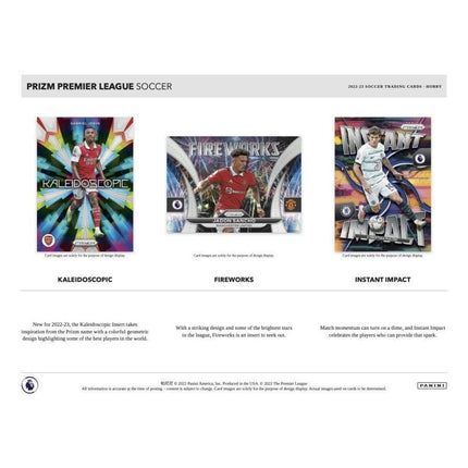 Panini - 2022/23 Prizm Premier League Football (Soccer) - Hobby Box (12 Packs) - The Card Vault