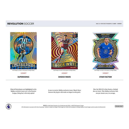 Panini - 2022/23 Revolution Premier League Football (Soccer) - Hobby Box - The Card Vault