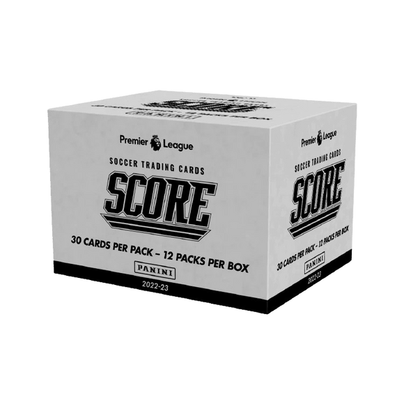 Panini - 2022/23 Score Premier League Football (Soccer) - Fat Pack Box (12 Packs) - The Card Vault