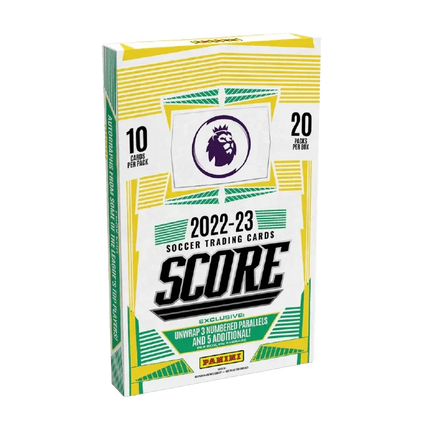 Panini - 2022/23 Score Premier League Football (Soccer) - Retail Box (20 Packs) - The Card Vault