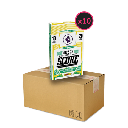 Panini - 2022/23 Score Premier League Football (Soccer) - Retail Box Display Case (10x Boxes) - The Card Vault