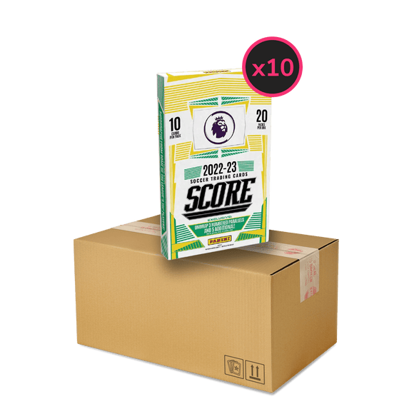 Panini - 2022/23 Score Premier League Football (Soccer) - Retail Box Display Case (10x Boxes) - The Card Vault