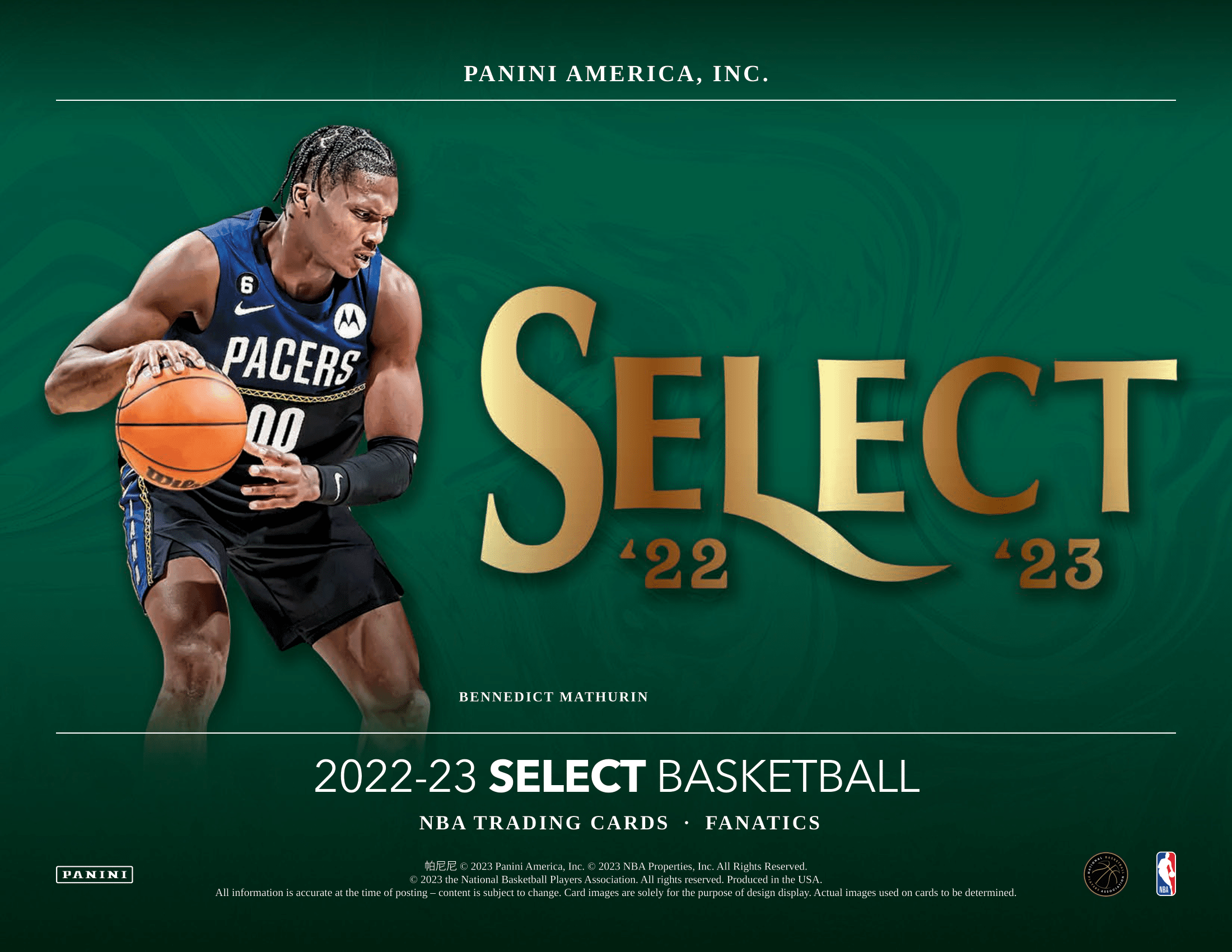 Panini - 2022/23 Select Basketball (NBA) - Fanatics Blaster Box - The Card Vault
