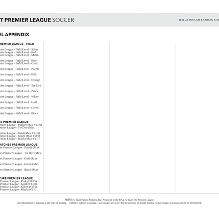 Panini - 2022/23 Select English Premier League Football (Soccer) - Hobby Box - The Card Vault