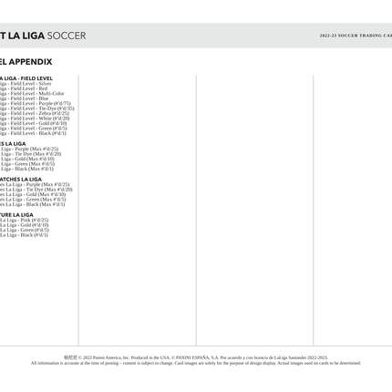 Panini - 2022/23 Select La Liga Football (Soccer) - Hobby Box - The Card Vault