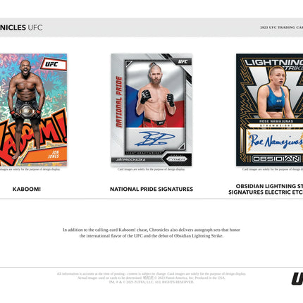 Panini - 2023 Chronicles UFC - Hobby Box - The Card Vault