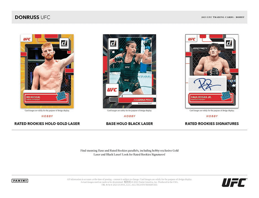 Panini - 2023 Donruss UFC - Hobby Box (10 Packs) - The Card Vault