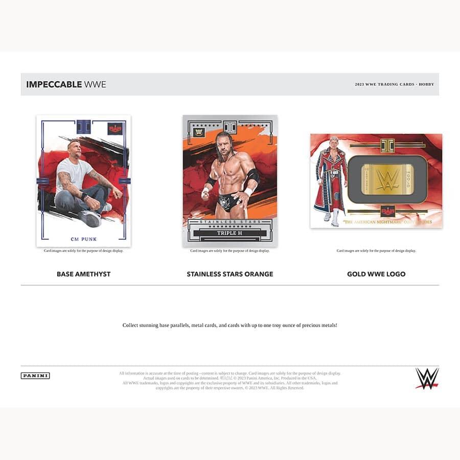 Panini - 2023 Impeccable WWE Wrestling - Hobby Box - The Card Vault