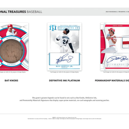 Panini - 2023 National Treasures Baseball (MLB) - Hobby Box - The Card Vault