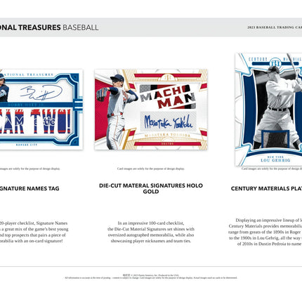 Panini - 2023 National Treasures Baseball (MLB) - Hobby Box - The Card Vault