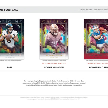 Panini - 2023 Origins American Football (NFL) - International Blaster Box - The Card Vault