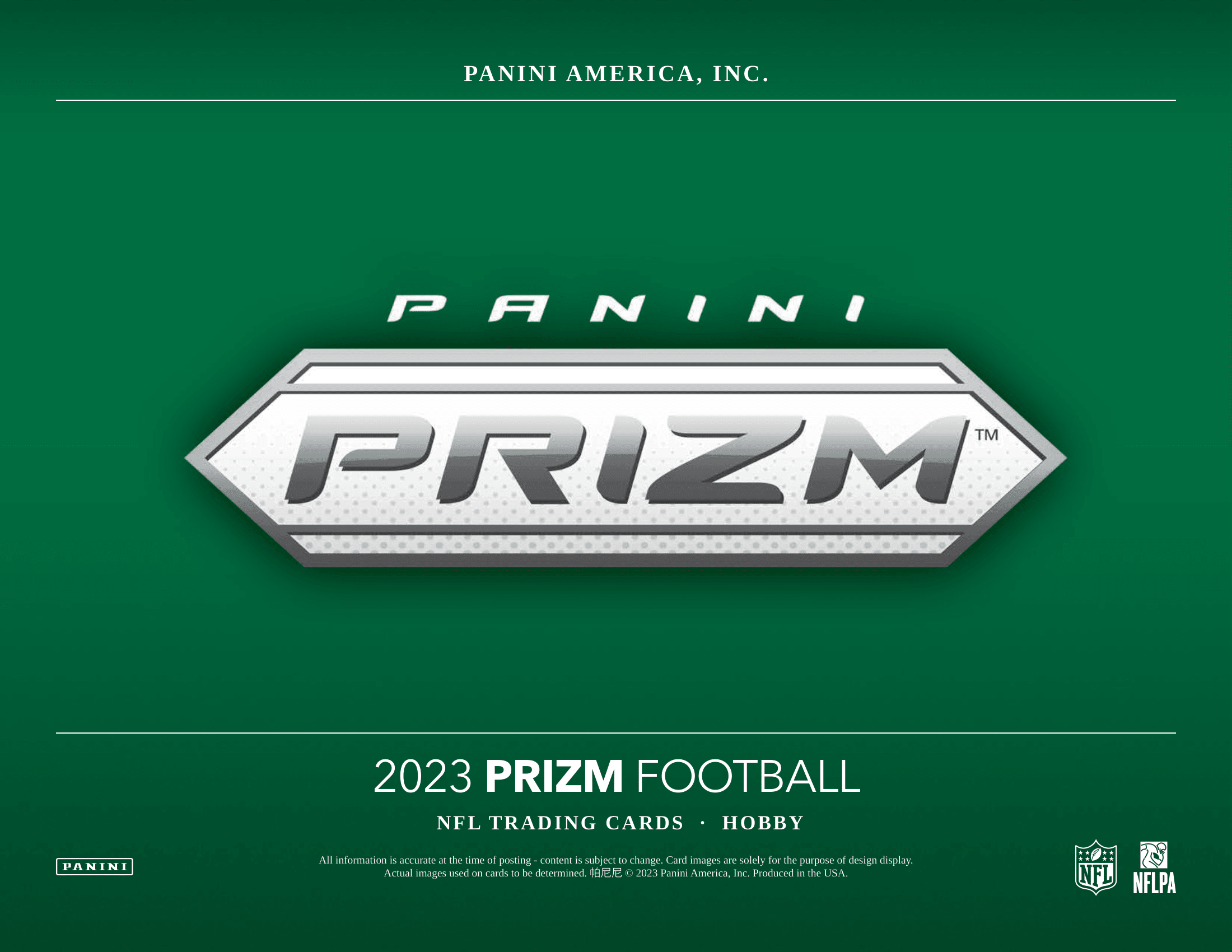 Panini - 2023 Prizm American Football (NFL) - Hobby Box - The Card Vault