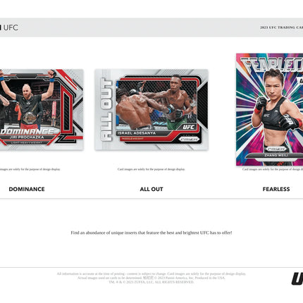 Panini - 2023 Prizm UFC - Hobby Box - The Card Vault