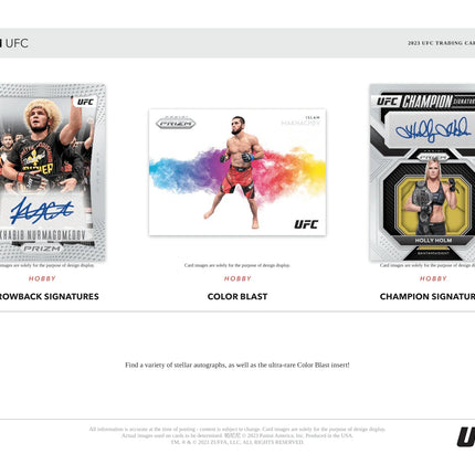 Panini - 2023 Prizm UFC - Hobby Box - The Card Vault