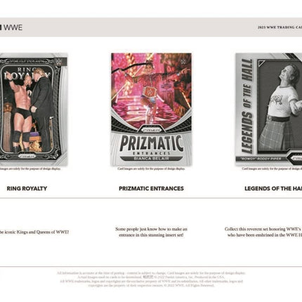 Panini - 2023 Prizm WWE Wrestling - Hobby Box (12 Packs) - The Card Vault