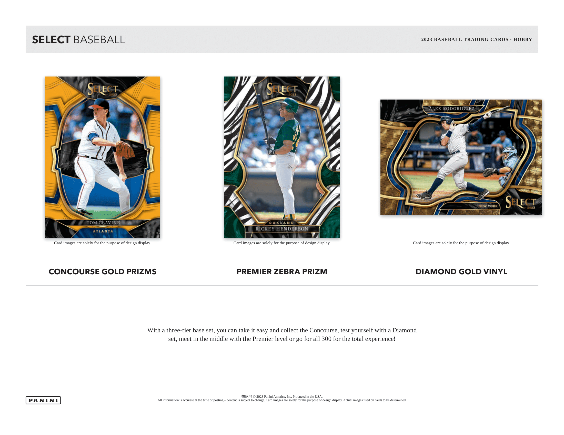 Panini - 2023 Select Baseball (MLB) - Hobby Box - The Card Vault