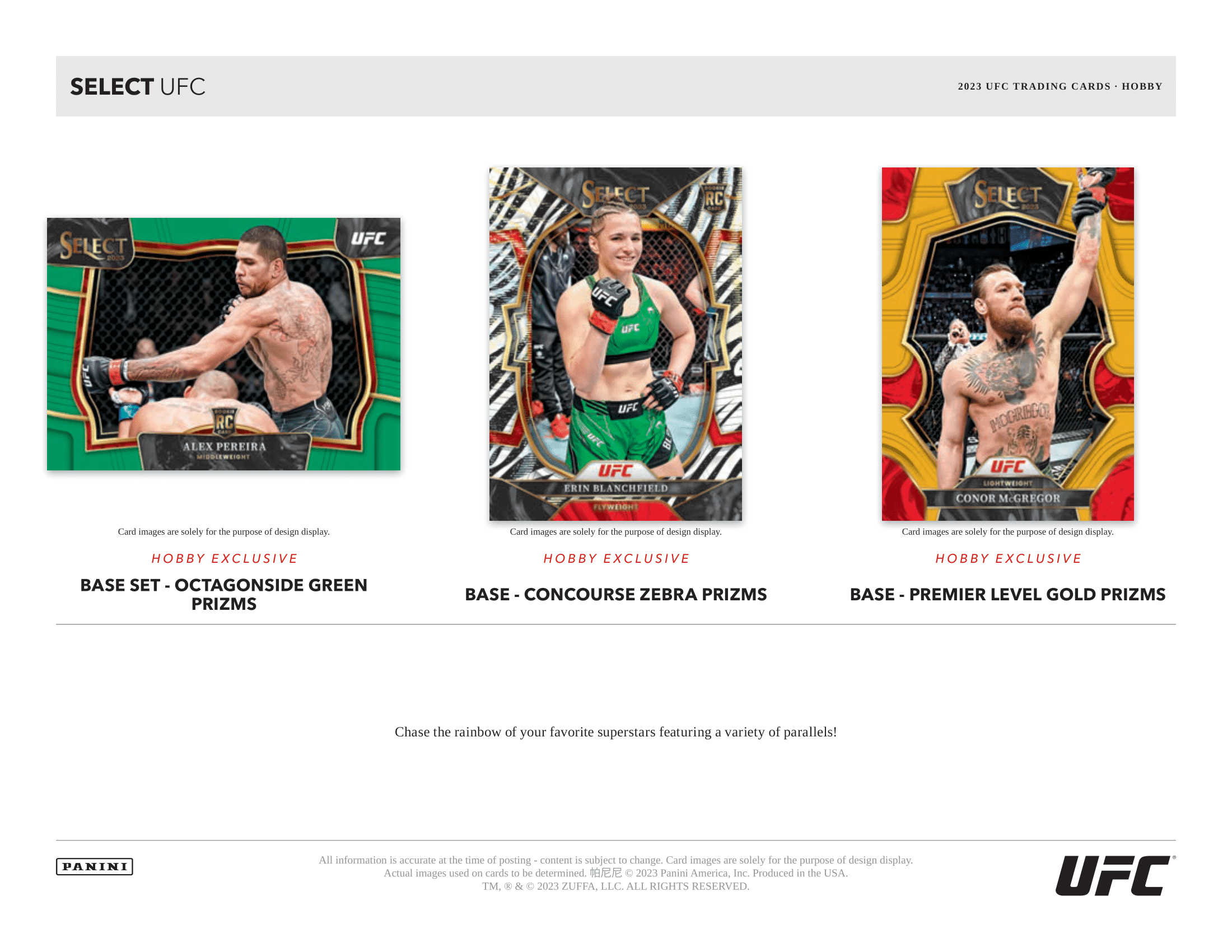 Panini - 2023 Select UFC - Hobby Box - The Card Vault