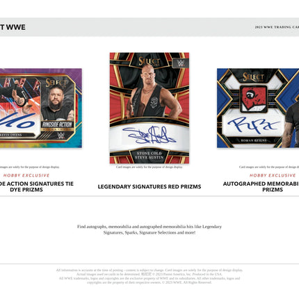 Panini - 2023 Select WWE - Hobby Box - The Card Vault