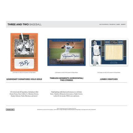 Panini - 2023 Three and Two Baseball (MLB) - Hobby Box - The Card Vault