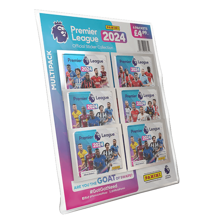 Panini - 2023/24 Premier League Football (Soccer) Sticker Collection - Multipack - The Card Vault