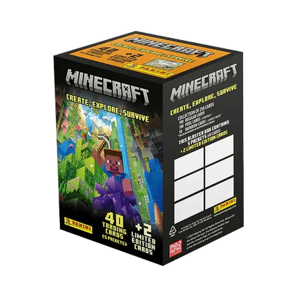 Panini - Minecraft Create Explore Survive Trading Card Collection - Blaster Pack - The Card Vault