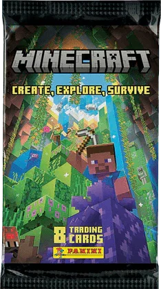 Panini - Minecraft Create Explore Survive Trading Card Collection - Booster Box (18 Packs) - The Card Vault