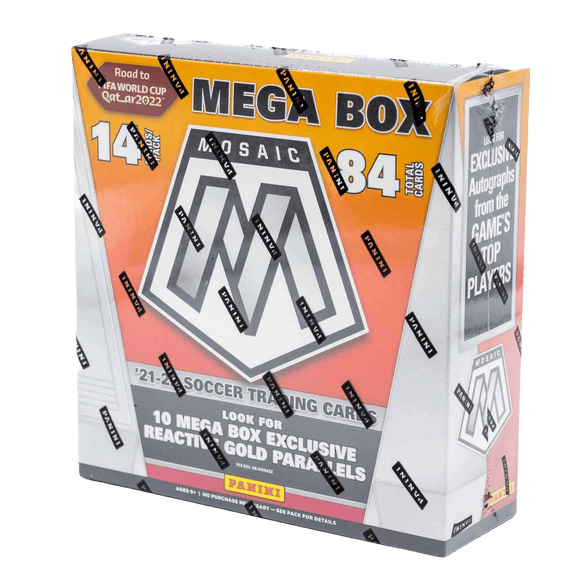 Panini - Mosaic Road to FIFA World Cup 2022 Football (Soccer) - Mega Box (6 Packs) - The Card Vault