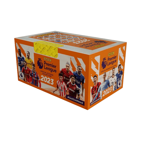 Panini Premier League Official Sticker Collection 2023 - Booster Box (100 packets) - The Card Vault