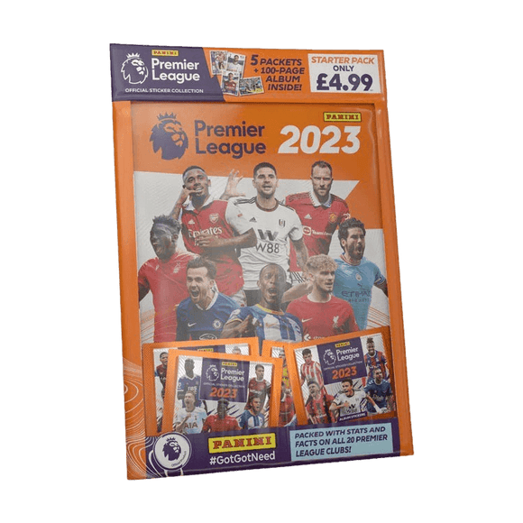 Panini Premier League Official Sticker Collection 2023 - Starter Pack - The Card Vault