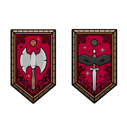 Pinfinity: Dungeons & Dragons - Augmented Reality Class AR Pin Set (Limited Edition) - The Card Vault