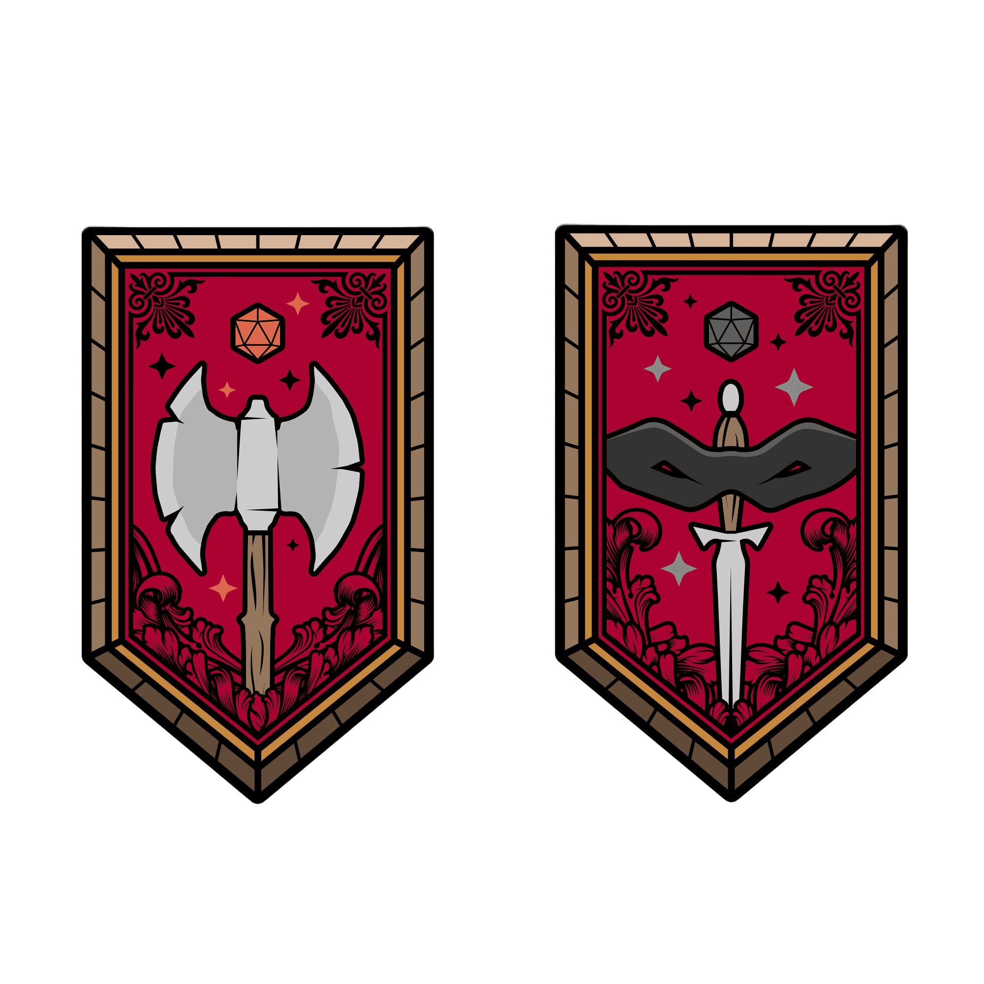 Pinfinity: Dungeons & Dragons - Augmented Reality Class AR Pin Set (Limited Edition) - The Card Vault