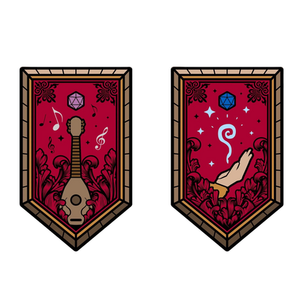 Pinfinity: Dungeons & Dragons - Augmented Reality Class AR Pin Set (Limited Edition) - The Card Vault