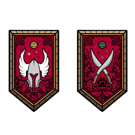 Pinfinity: Dungeons & Dragons - Augmented Reality Class AR Pin Set (Limited Edition) - The Card Vault