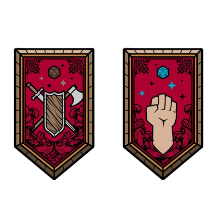 Pinfinity: Dungeons & Dragons - Augmented Reality Class AR Pin Set (Limited Edition) - The Card Vault