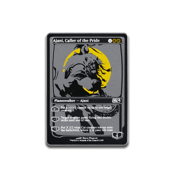 Pinfinity - Magic: The Gathering - Ajani, Caller of the Pride AR Pin - The Card Vault
