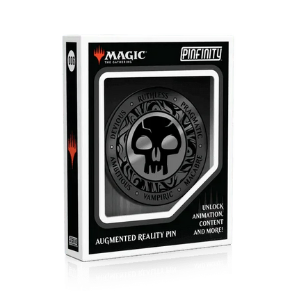 Pinfinity - Magic: The Gathering - Black Mana Crest AR Pins - The Card Vault