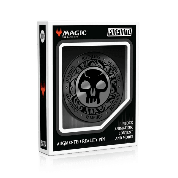 Pinfinity - Magic: The Gathering - Black Mana Crest AR Pins - The Card Vault