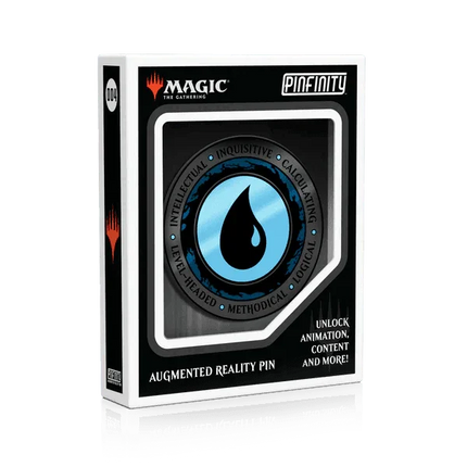 Pinfinity - Magic: The Gathering - Blue Mana Crest AR Pin - The Card Vault