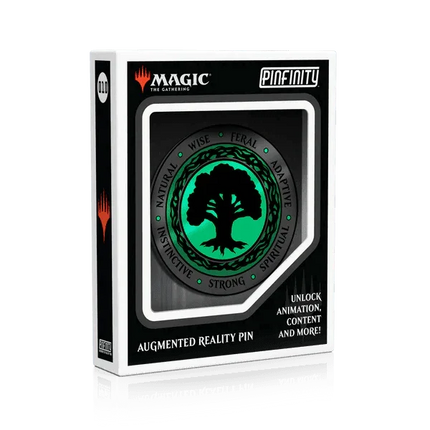 Pinfinity - Magic: The Gathering - Green Mana Crest AR Pin - The Card Vault