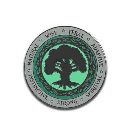 Pinfinity - Magic: The Gathering - Green Mana Crest AR Pin - The Card Vault