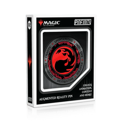 Pinfinity - Magic: The Gathering - Red Mana Crest AR Pin - The Card Vault