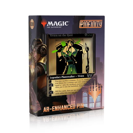 Pinfinity - Magic: The Gathering - Vivien on the Hunt AR Pin - The Card Vault