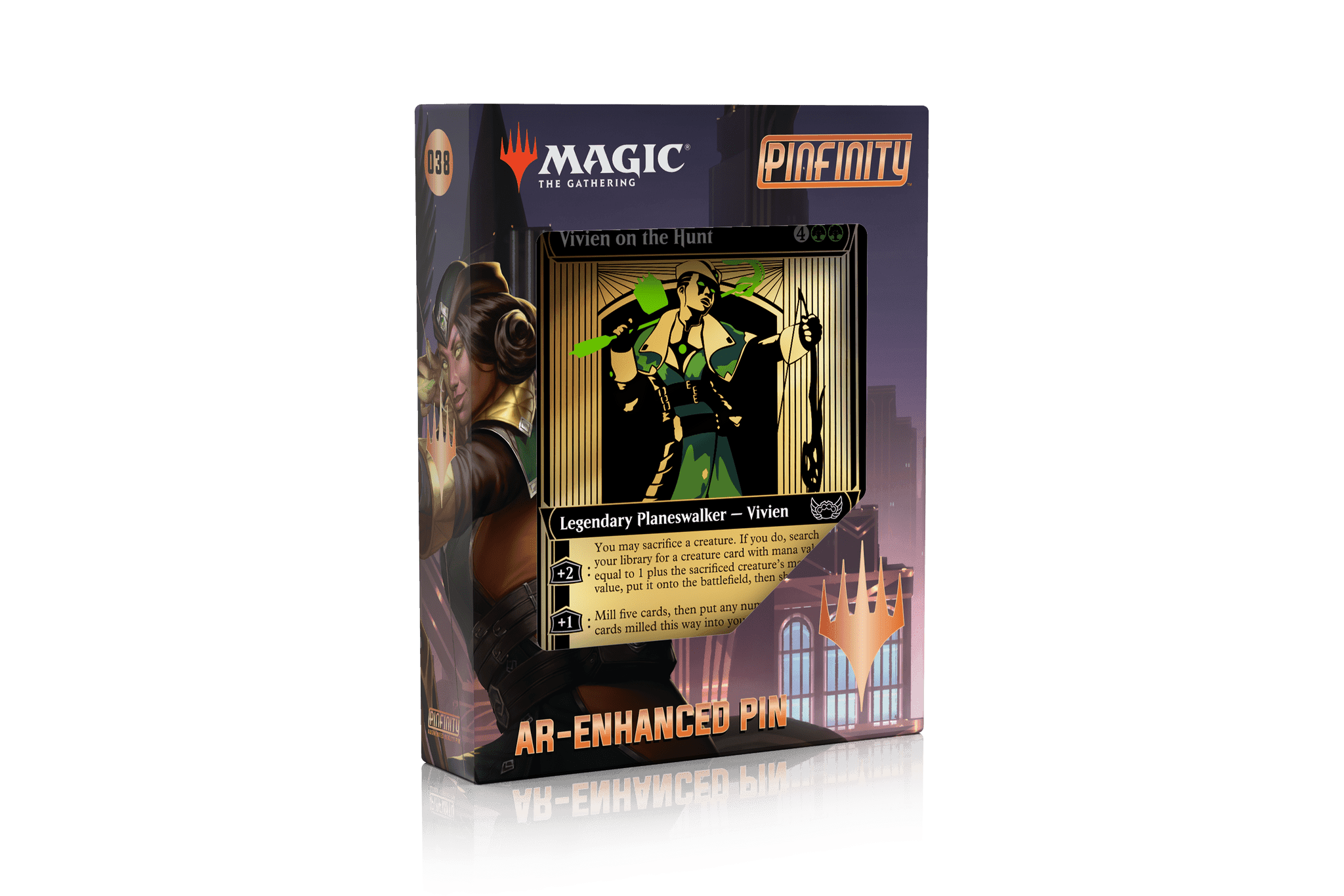 Pinfinity - Magic: The Gathering - Vivien on the Hunt AR Pin - The Card Vault