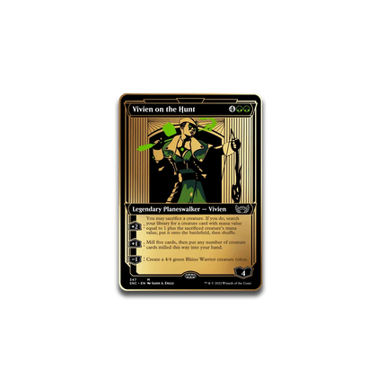 Pinfinity - Magic: The Gathering - Vivien on the Hunt AR Pin - The Card Vault